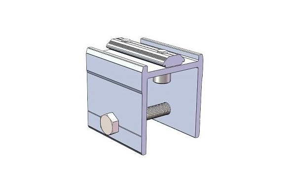 Ground mounting 60mm H support 