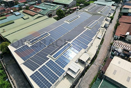 Sistem de montare pe acoperiș din tablă Powerack în Filipine