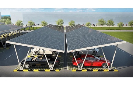 Suporturi solare pentru carport în zone rezidențiale