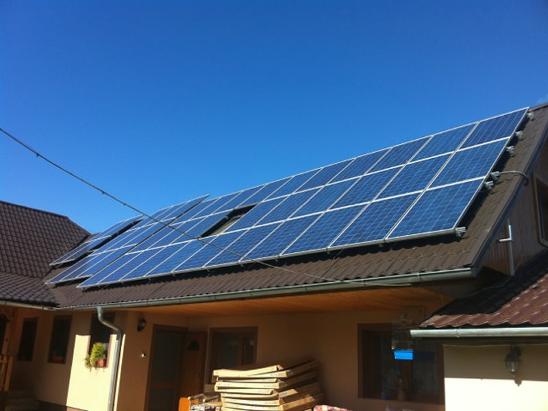 solar-equipped rooftops