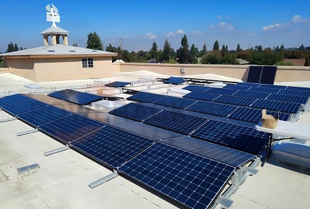 Powerack East-West Ballasted Mounting Design