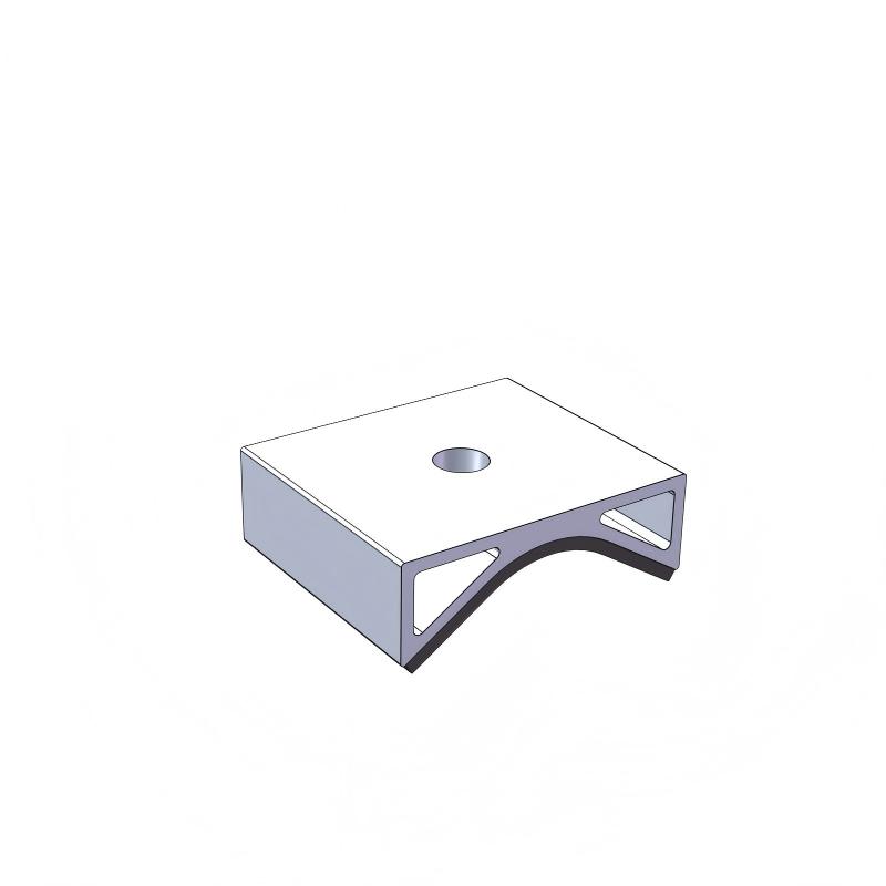 L‑Foot Adaptor for Corrugated Metal Sheets