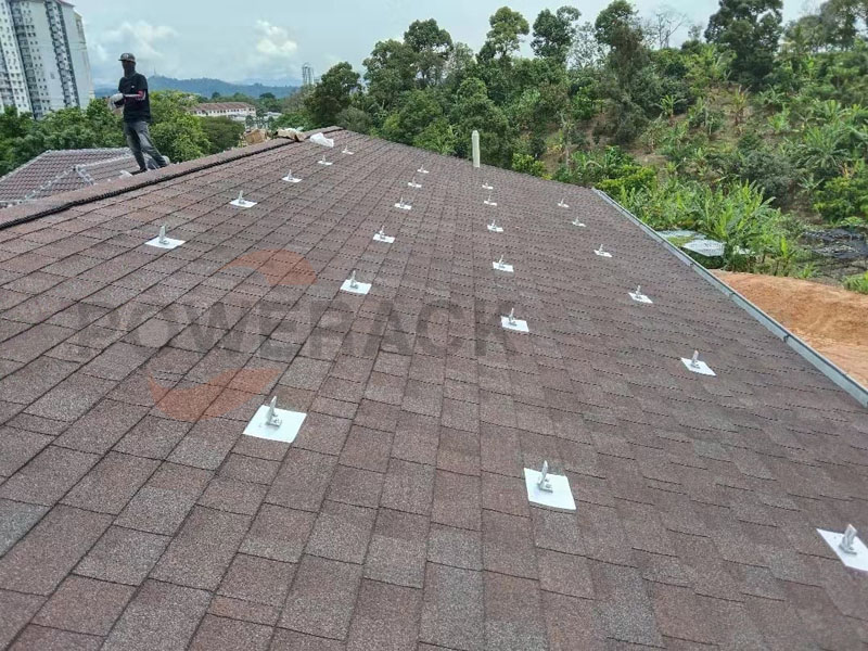 Asphalt Shingle Roof PV Mounting System